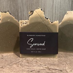 Goat Milk + Kefir Soap - Seaweed